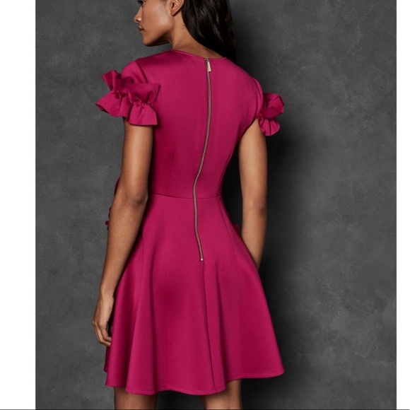 Ted Baker Ruffle Dress - Picture 2 of 6